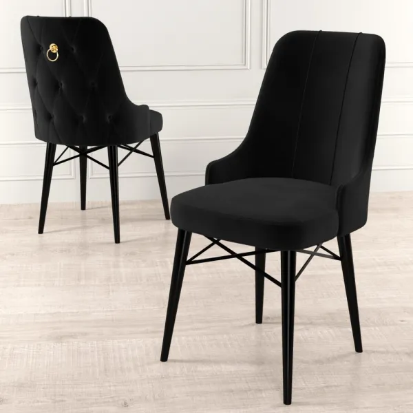 Súprava stoličiek (4 kusy) Pare - Black