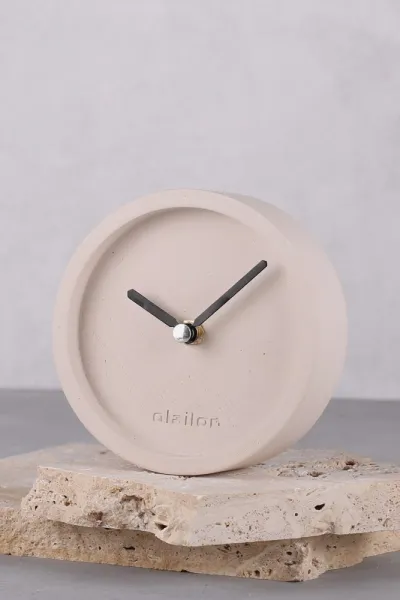 Dekoratívne hodiny Saat - Beige