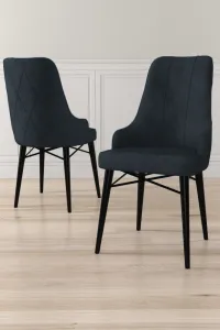 Súprava stoličiek (2 kusy) Neta - Anthracite, Black