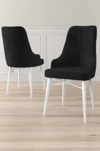 Súprava stoličiek (2 kusy) Neta - Black, White