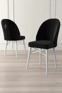 Súprava stoličiek (4 kusy) Ritim - Black, White