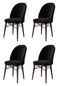 Súprava stoličiek (4 kusy) Ritim - Black, Brown
