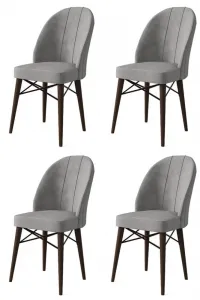Súprava stoličiek (4 kusy) Ritim - Grey, Brown