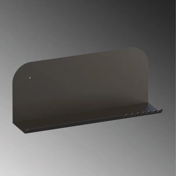 Nástenná polica Long Pouch - Black