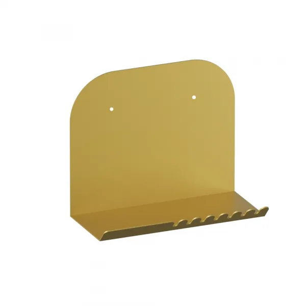 Nástenná polica Short Pouch - Gold