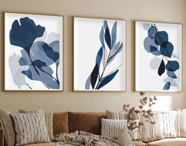 Dekoratívny rámovaný obraz z MDF (3 kusy) Huhu207 - 50 x 70