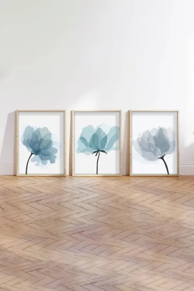Dekoratívny rámovaný obraz z MDF (3 kusy) Huhu206 - 50 x 70