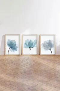 Dekoratívny rámovaný obraz z MDF (3 kusy) Huhu206 - 50 x 70