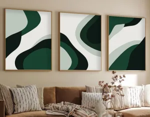 Dekoratívny rámovaný obraz z MDF (3 kusy) Huhu204 - 50 x 70