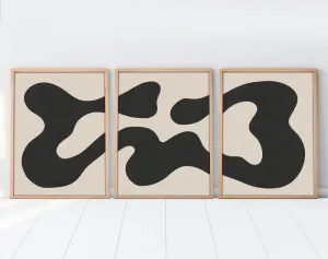 Dekoratívny rámovaný obraz z MDF (3 kusy) Huhu199 - 50 x 70