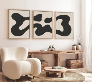 Dekoratívny rámovaný obraz z MDF (3 kusy) Huhu199 - 50 x 70