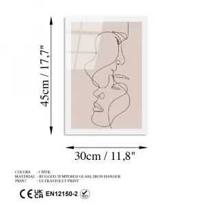 Dekoratívny obraz z tvrdeného skla UV-1038 - 30 x 45