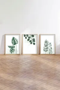 Dekoratívny rámovaný obraz z MDF (3 kusy) Huhu193 - 70 x 50