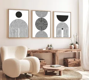 Dekoratívny rámovaný obraz z MDF (3 kusy) Huhu163 - 50 x 70