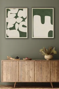Dekoratívny rámovaný obraz z MDF (2 kusy) Huhu202 - 50 x 70