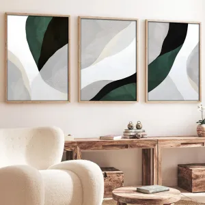 Dekoratívny rámovaný obraz z MDF (3 kusy) Huhu229 - 50 x 70
