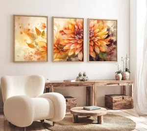 Dekoratívny rámovaný obraz z MDF (3 kusy) Huhu220 - 50 x 70