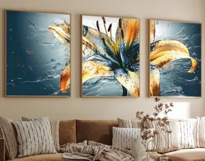 Dekoratívny rámovaný obraz z MDF (3 kusy) Huhu219 - 50 x 70