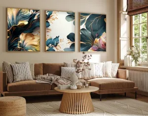 Dekoratívny rámovaný obraz z MDF (3 kusy) Huhu217 - 50 x 70