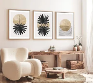 Dekoratívny rámovaný obraz z MDF (3 kusy) Huhu210 - 50 x 70