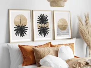 Dekoratívny rámovaný obraz z MDF (3 kusy) Huhu210 - 50 x 70