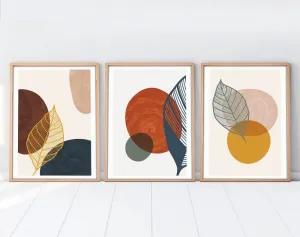 Dekoratívny rámovaný obraz z MDF (3 kusy) Huhu209 - 50 x 70