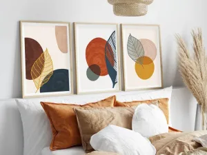 Dekoratívny rámovaný obraz z MDF (3 kusy) Huhu209 - 50 x 70