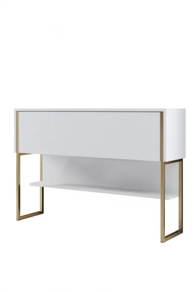 Komoda Luxe - Gold, White
