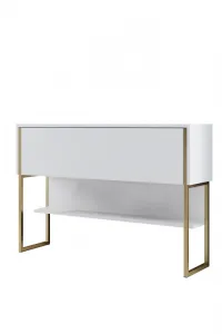 Komoda Luxe - Gold, White