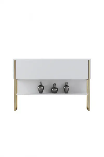 Komoda Luxe - Gold, White