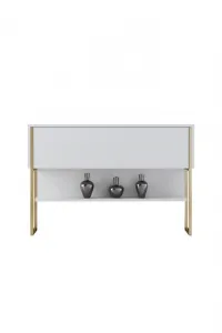 Komoda Luxe - Gold, White