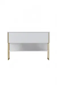 Komoda Luxe - Gold, White