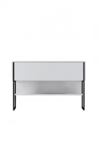 Komoda Luxe - Black, White