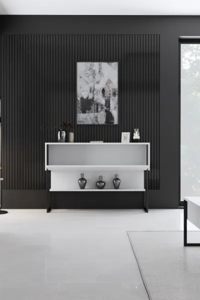 Komoda Luxe - Black, White
