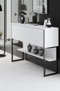 Komoda Luxe - Black, White