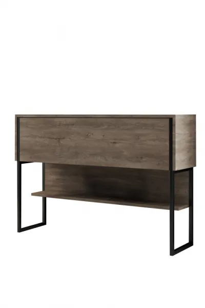 Komoda Luxe - Black, Walnut