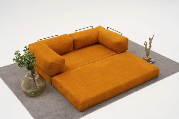 Trojmiestna pohovka Comfort - Orange
