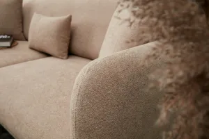 Trojmiestna rozkladacia pohovka Simena - Beige