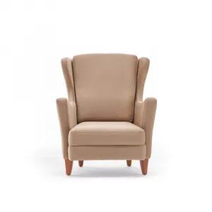 Kreslo ušiak Lola Berjer - Cream