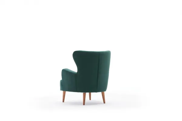 Kreslo ušiak Karina - Petrol Green