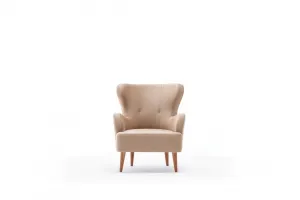 Kreslo ušiak Karina - Cream