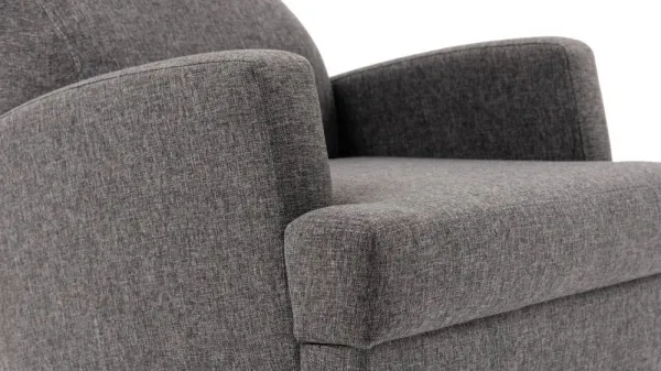 Kreslo ušiak Kana Bergere - Dark Grey