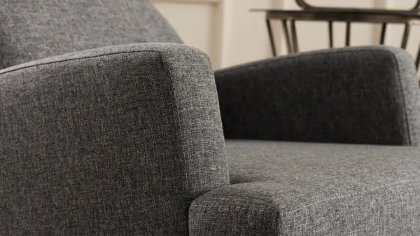 Kreslo ušiak Kana Bergere - Dark Grey