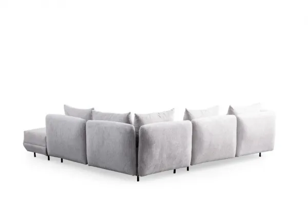 Rohová sedacia súprava / Rohová pohovka Floransa - Light Grey