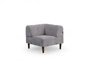 Rohová sedacia súprava / Rohová pohovka Athena Corner L2-C-3R - Light Grey