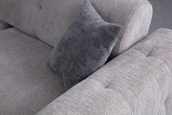 Rohová sedacia súprava / Rohová pohovka Athena Corner L2-C-3R - Light Grey