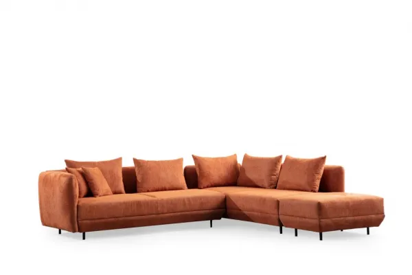 Rohová sedacia súprava / Rohová pohovka Floransa - Orange