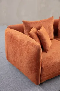 Rohová sedacia súprava / Rohová pohovka Floransa - Orange
