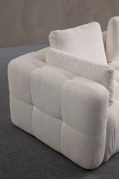 Trojmiestna pohovka Amaris 3 Seater -White