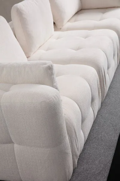Trojmiestna pohovka Amaris 3 Seater -White